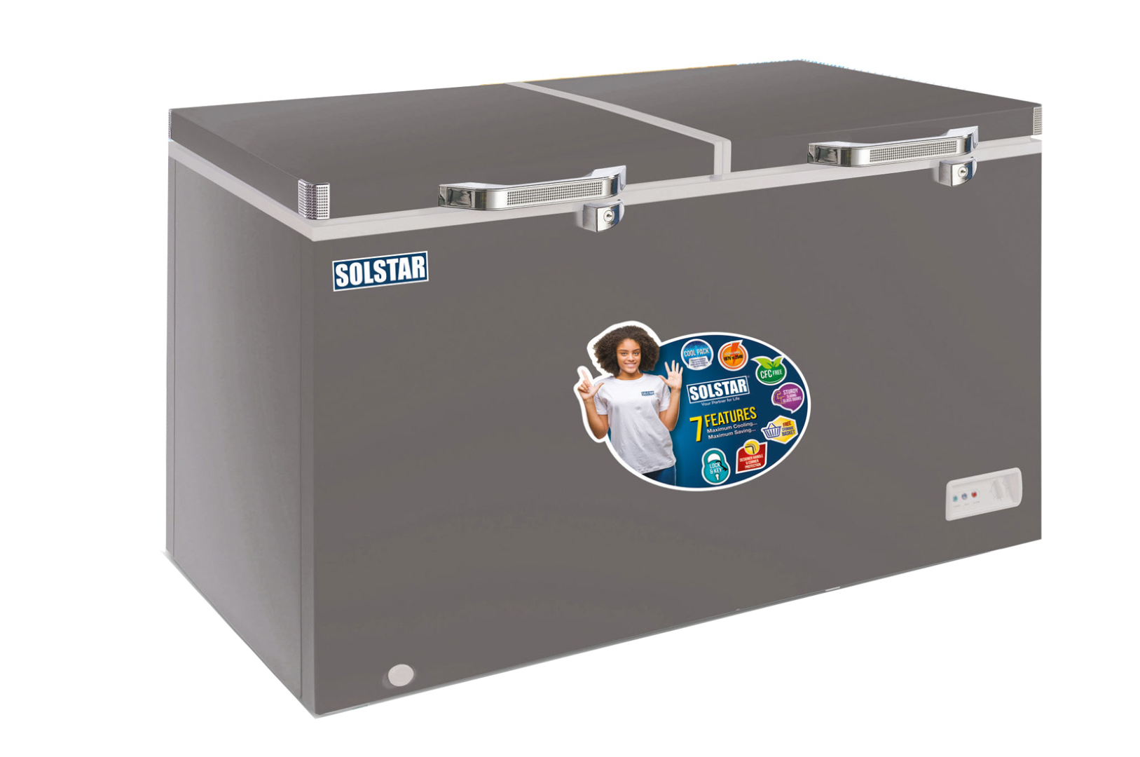 SOLSTAR CF679ECSGSLBSS-431L, 2 door - Silver